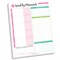 bloom daily planners Planning Pad, 8.5" x 11", Weekly Planning System, Bloom